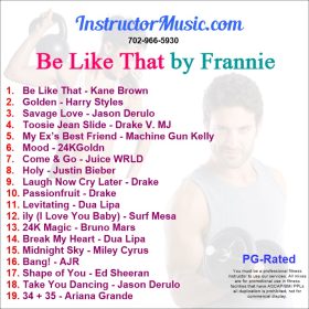 Be Like That by Frannie