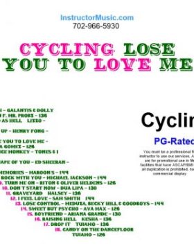 Cycling Lose You To Love Me