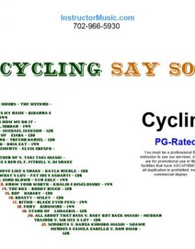 Cycling Say So