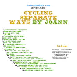Cycling Separate Ways by JoAnn