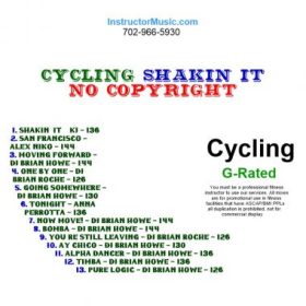 Cycling Shakin It (Royalty Free)