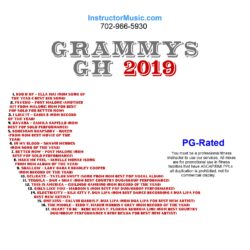 Grammys GH 2019