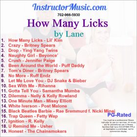 How Many Licks by Lane