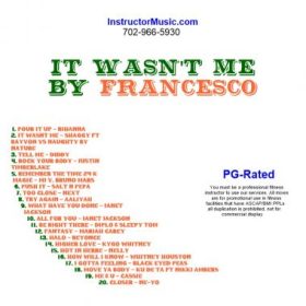 It Wasn't Me by Francesco