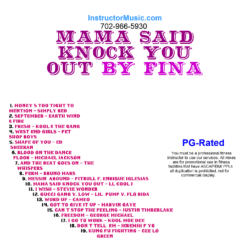 Mama Said Knock You Out by Fina