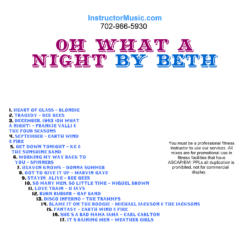 Oh What a Night by Beth