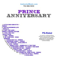 Prince Anniversary