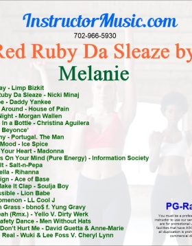 Red Ruby Da Sleaze by Melanie