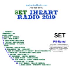 SET iHeart Radio 2019