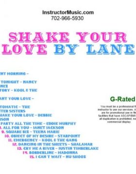 Shake Your Love by Lane