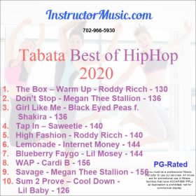 Tabata Best of HipHop 2020