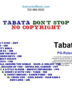 Tabata-Dont-Stop-Royal-Free