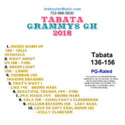 Tabata Grammys GH 2018