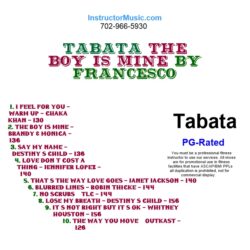Tabata The Boy Is Mine by Francesco