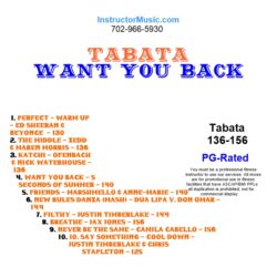 Tabata Want You Back