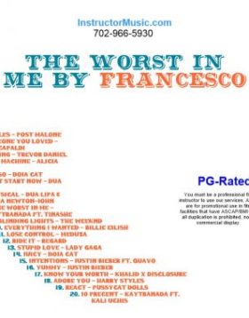 The Worst In Me by Francesco