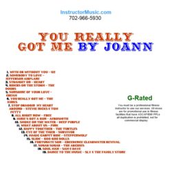 You Really Got Me by JoAnn
